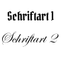 Preview: Schriftarten